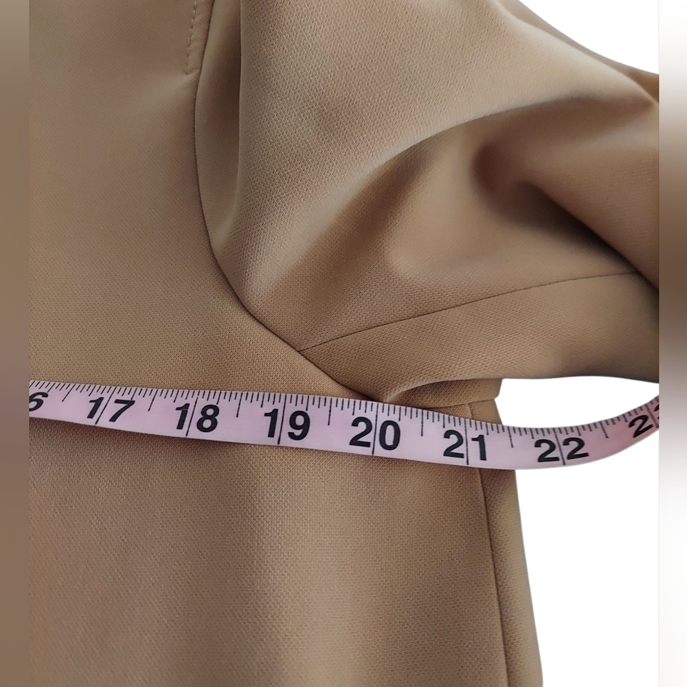H & M Camel Colored Zip-Front Jacket - Picture 5 of 6